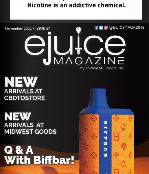 Ejuice Magazine November 22 issue 57 Q&A Biff Bar